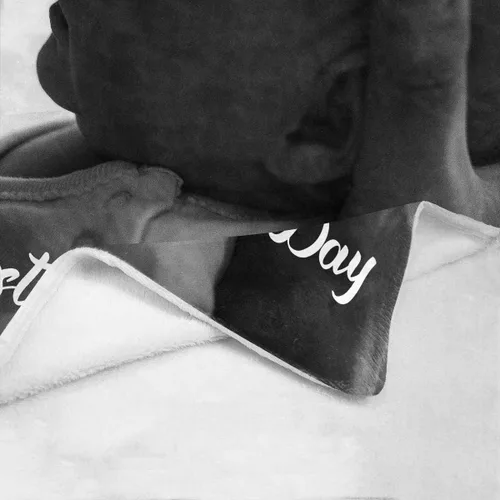 Vista 2 de Manta personalizada, manta personalizada con fotos: fabricada en Estados Unidos, regalos de cumpleaños para papá, mamá de hija o hijo, mantas