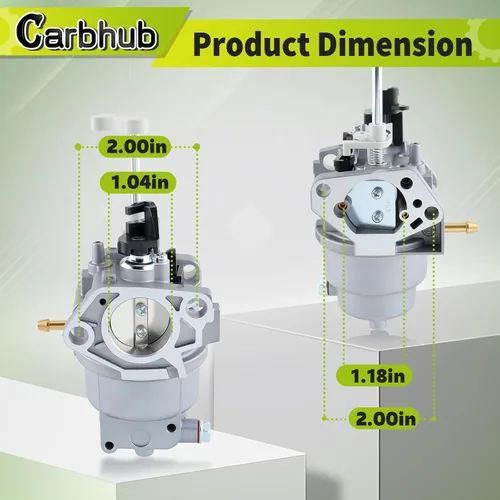 Vista 5 de Carbhub RY906500S Carburador apto para generador Ryobi RY906500S 6500 8125 vatios, carburador RY906500S, carburador Huayi RY906500S