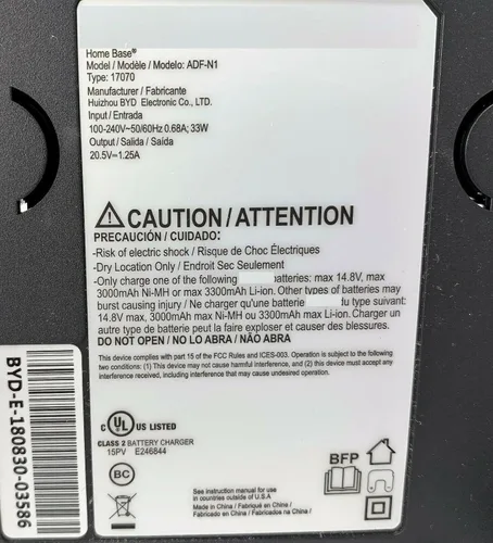 Vista 3 de Auténtica base de carga OEM para Roomba 500/600 i1 i3 i4 i5 i6 i7 i8 cargador ADF-N1