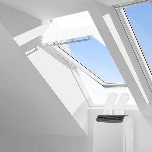 Vista 7 de AC Window Seal Kit 150in Rotating Sash Cloth(190 * 38cm)