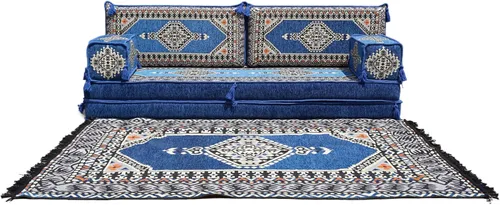 Vista 53 de arabicsofa Sofá de piso árabe Jalsa - Sofá tradicional hecho a mano para sala de estar
