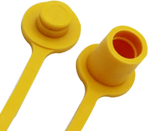 Vista 4 de MENSI Conexión de desconexión rápida de gas propano/natural LP - Tapa antipolvo de 1/4' - 0.492 in de diámetro - 3 juegos/lote - SOLO