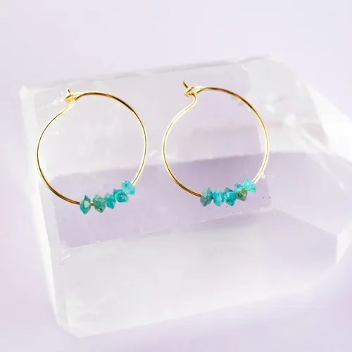 Vista 11 de SoulKu Gold Hoop Earrings for Women, 14k Gold Earrings, Delicate Jewelry