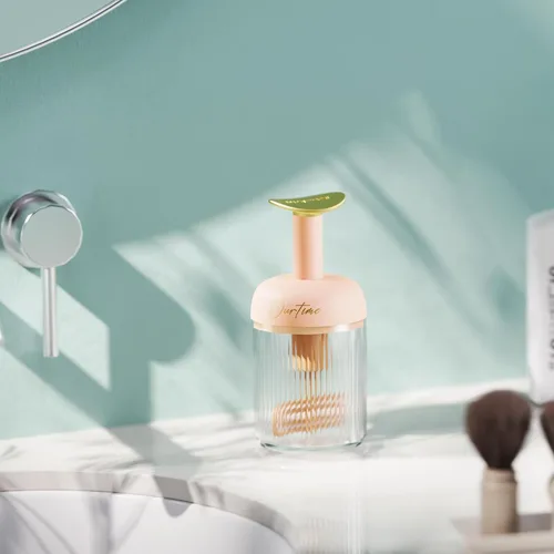 Vista 5 de Espumador de lavado facial, máquina de espuma para lavado facial, limpiador facial semiautomático, máquina de batir de malvavisco para espuma