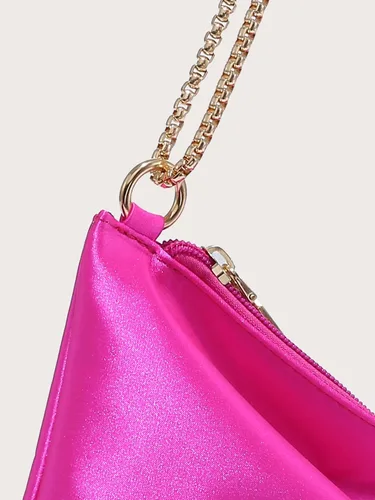 Vista 6 de Verdusa Bolso de noche de satén para mujer, bolso de hombro