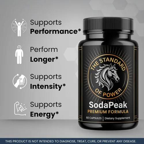 Vista 2 de Valdivia SodaPeak Capsules, suplemento de apoyo masculino paquete de 2