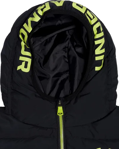 Vista 3 de Under Armour Pronto Chaqueta acolchada para niño, peso medio, cierre de cremallera, repele el agua