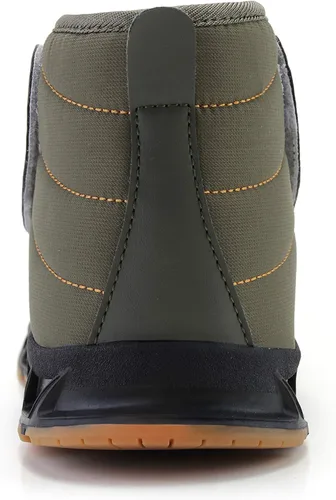 Vista 7 de Eagsouni Botas de nieve para hombre y mujer, zapatos de invierno, antideslizantes, resistentes al agua, totalmente forradas de piel, para exteriores