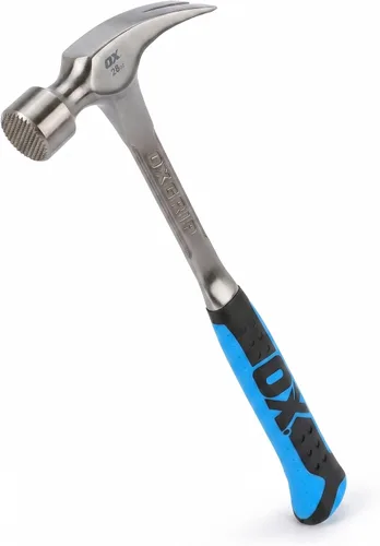 Vista 4 de OX TOOLS Martillo para paneles de yeso Pro 14 onzas / 400 gramos Hacha para paneles de yeso Cara fresada Hacha de paneles de yeso Martillo