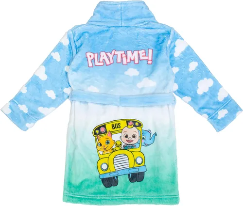 Vista 2 de Cocomelon Bata de felpa 3D JJ Playtime para niños pequeños