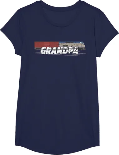 Vista 60 de RC Model Train Shirt Grandpa Train Boxcar HO Scale T-Shirt Negro