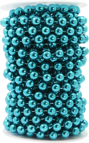 Vista 60 de Mandala Crafts Rollo de cadena de perlas negras de 0.157 pulgadas (0.157 in), guirnalda de perlas de 44 yardas para decoración de bodas, arreglos