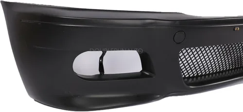Vista 4 de PENSUN Fundas de parachoques delantero estilo M3 para BMW E46 SEDAN Wagon 1999-2005 con lámparas antiniebla