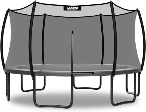 Vista 11 de LeJump Trampolín para exteriores sin resorte de 14 pies, 12 pies, 10 pies, con red, trampolines grandes aprobados por ASTM para niños y adultos