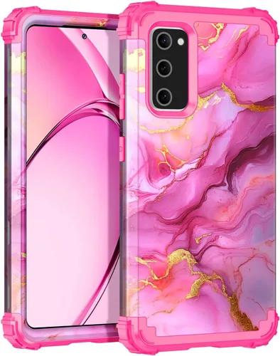 Vista 20 de Rancase Funda para Galaxy S20 FE 5G, Tres Capas de Protección Resistente a Golpes de Servicio Pesado Parachoques de Plástico Duro + Funda Protectora