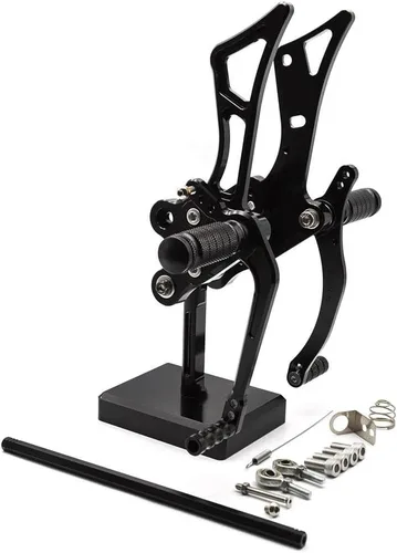 Vista 5 de Motorbike Foot Rests For FZ1 For FZ8 For FZ For 1 For FZ For 8 2001-2005 Motorcycle Rearset Footrest Footpeg Footrest Pedals(Black)