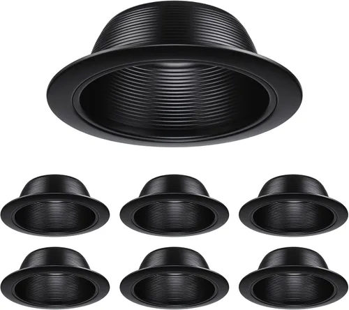 Vista 11 de TORCHSTAR 6 Inch Recessed Light Trim, White Blanco