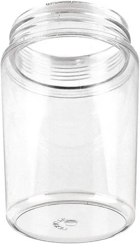 Vista 5 de KASTLITE Tarro de gelatina blanca acrílica con cuello roscado, luz descendente de 6 pulgadas para interiores y exteriores, diámetro exterior de 3.25