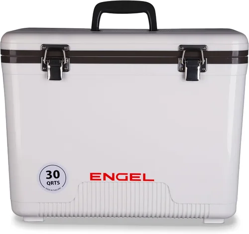 Vista 20 de Engel UC30 30qt a prueba de fugas, hermético, enfriador de caja de secado y caja de almuerzo rígida Azul