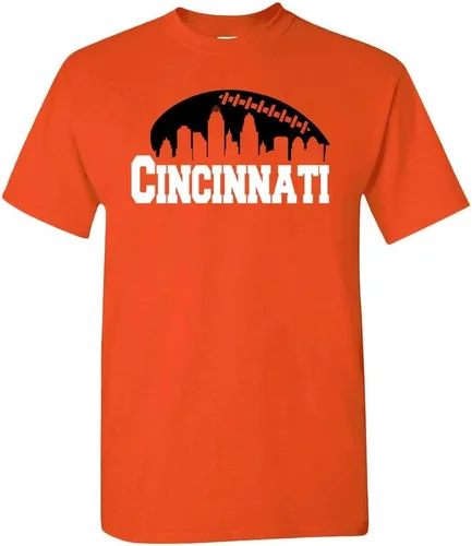 Vista 61 de Xtreme Apparrel City Skyline - Camiseta de hombre para los aficionados al fútbol americano Pittsburgh - Camisa negra