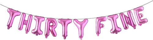 Vista 9 de Cartel de 30 globos finos para fiesta de cumpleaños de 30 años para hombres y mujeres, decoración de fiesta de cumpleaños de 30 años, decoración