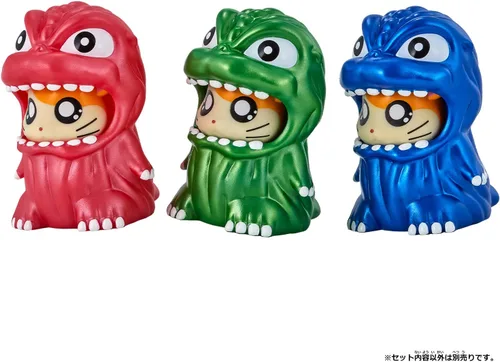 Vista 3 de Bandai Película Monster Series Godjham-kun (versión roja metálica)