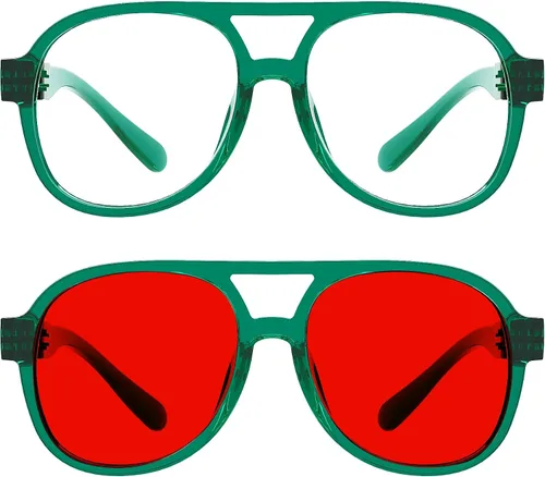 Vista 67 de Eyekepper Gafas de luz azul para hombre y mujer, paquete de 6 lentes Pilot Paquete de 6 color mezclado