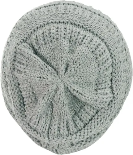 Vista 114 de C.C Trendy Warm Chunky Soft Stretch Cable Knit Beanie