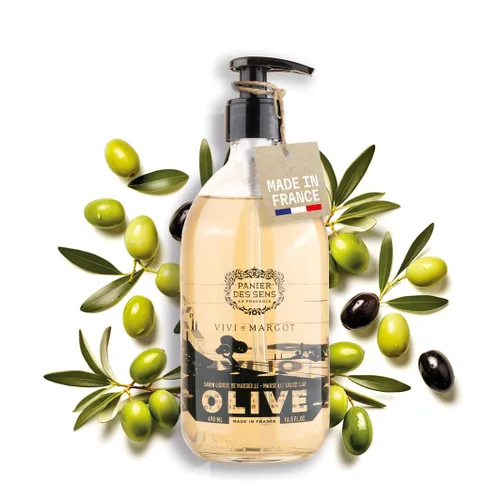 Vista 19 de Panier des Sens - Jabón líquido de manos - Lavado de manos de almendra - Jabón de manos hidratante de Marsella francés con aceite de coco - Para