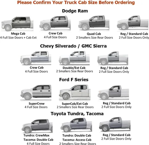 Vista 8 de Funda para automóvil compatible con Chevy Silverado 1500 Crew Cab 2019, 2020, 2021, 2022, cama de 6.5 pies, XTREMECOVERPRO Diamond Series Black