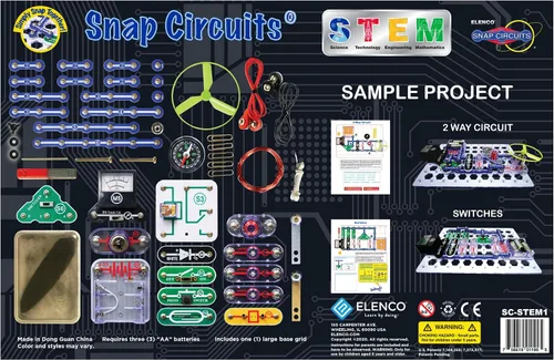 Vista 2 de SNAP CIRCUITS STEM Kit de descubrimiento de electrónica, más de 85