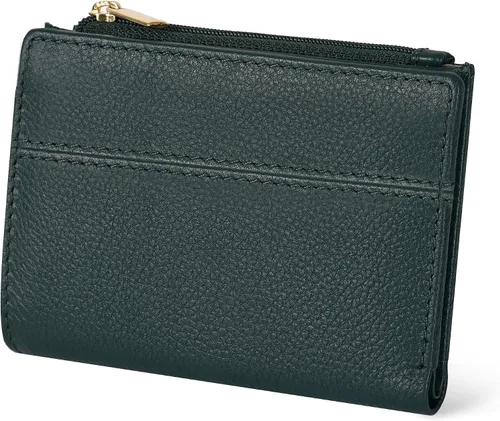 Vista 17 de Billetera Oak Leathers para mujer de piel de grano completo - Pequeña con protección RFID, monedero para monedas, tarjetero de crédito y DNI
