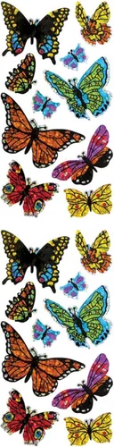 Vista 51 de Jillson Roberts - Pegatinas prismáticas, familia india americana, 12 unidades (S7128)