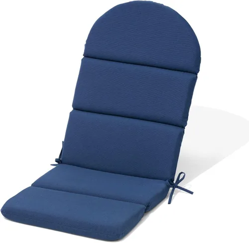 Vista 10 de Crestlive - Cojín Adirondack para silla, 50 x 19.6 pulgadas, impermeable, resistente a la decoloración, cojín para silla mecedora de respaldo alto