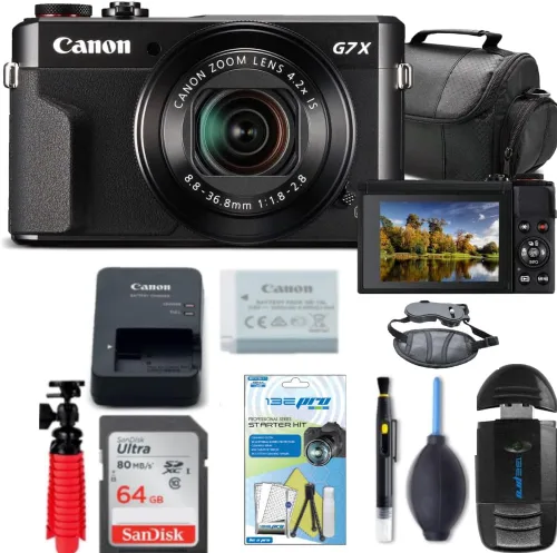 Vista 10 de Canon PowerShot G7 X Mark II (negro) (renovado)