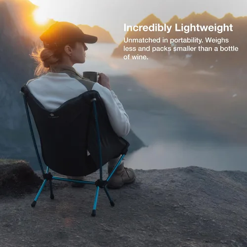 Vista 3 de Helinox Chair Zero Silla de camping compacta ultraligera