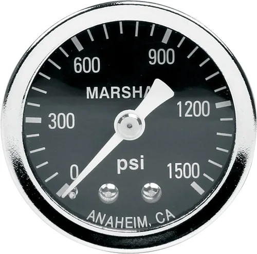 Vista 2 de Allstar Performance ALL80226 0-100 PSI motor girado manómetro a prueba de golpes
