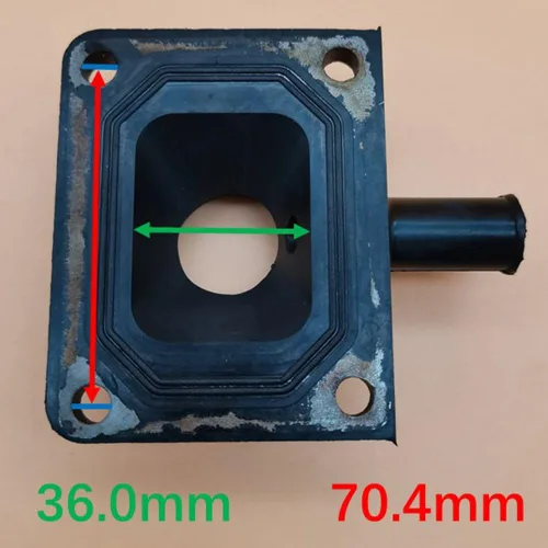 Vista 5 de Bota colector de admisión para carrito de golf Yamaha G1 2-Cycle G1A Gas G1E Electric 1983 1984 1985 1986 1987 1988 J24-13586-00 J241358600 23-029