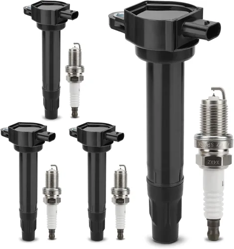 Vista 31 de Bobina de encendido UF230 y bujía doble de iridio 4504 para Toyota Tundra Sequoia LandCruiser 4Runner/Lexus GS430 GX470 LS430 LX470 LX570 SC430 V8.