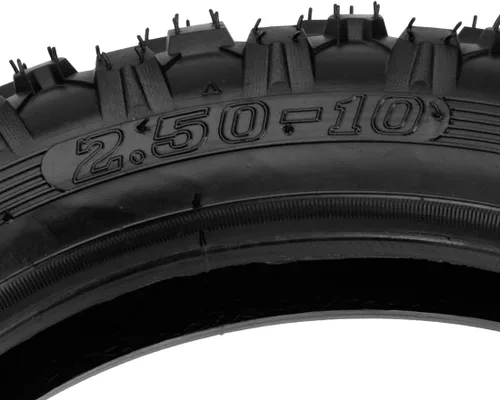 Vista 2 de FVRITO Neumático y tubo interior para motocross 2.50-10 compatible con XR50 CRF50 QG-210 Baja DR49 TaoTao DB10 PW50 JR50 DR-Z70 Pit Bike Motovox