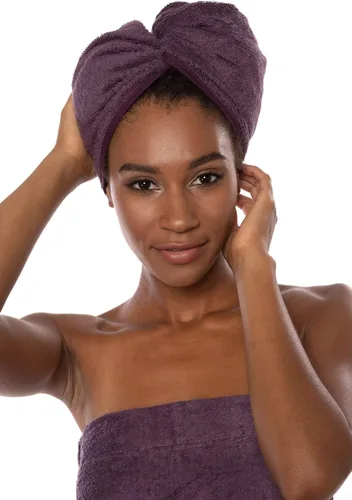 Vista 9 de Mujer viscosa de bambú – toalla de pelo toalla de secado de pelo Wrap por texere, Unitamaño