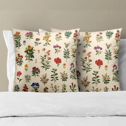 Vista 50 de Giwawa Juego de 2 fundas de almohada decorativas con diseño floral de girasol de 16 x 16 pulgadas, fundas de cojín decorativas para el hogar, sofá