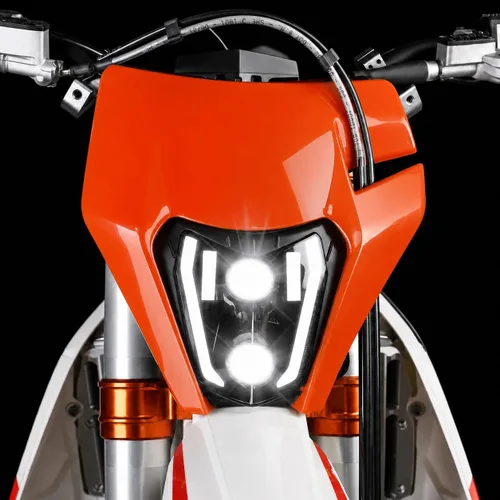 Vista 15 de CHANGCHENG - Faro delantero LED para moto de tierra de 66W 3000lm, kit de faro LED universal para motocicleta, faro para la mayoría de motos