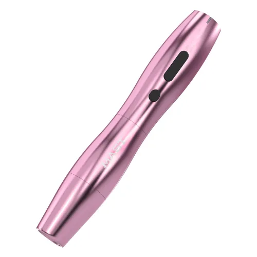Vista 15 de Mast Tattoo P20 - Máquina de bolígrafo de tatuaje inalámbrico, pistola de tatuaje giratoria, pantalla digital ligera, marco delgado para mujeres