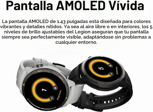 Vista 8 de AGM Legion - Reloj inteligente GPS resistente, resistente al agua 5 ATM, a prueba de golpes y caídas, más de 100 modos deportivos, llamadas