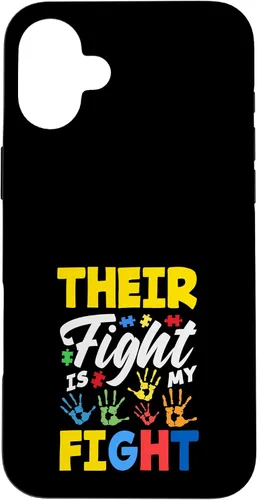 Vista 23 de Their Fight is My Fight Autism Awareness Case for iPhone 17