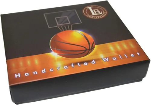 Vista 8 de Leatherboss - Aro de baloncesto impreso para piso de madera dura, plegable, para tarjetas de crédito, con caja de regalo, multicolor, Multicolorido