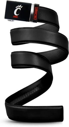 Vista 37 de Mission Belt Con licencia oficial de la NC Alabama Crimson Tide Crimson Tide (Cuero Negro)