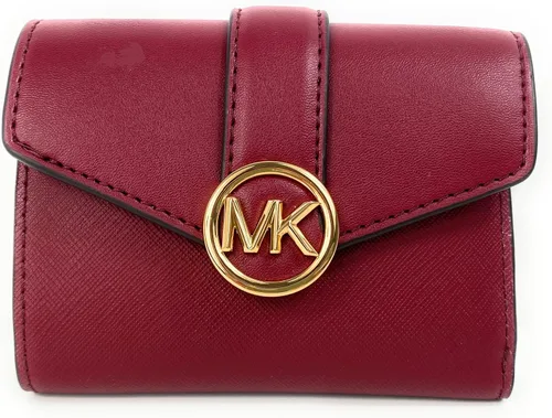 Vista 4 de Michael Kors Carmen - Cartera mediana con solapa, mulberry, Cartera