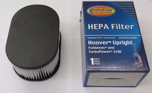 Vista 3 de EnviroCare Filtros de repuesto para aspiradora de filtración HEPA diseñados para adaptarse a aspiradoras Hoover Fold Away Turbo Power 3100 HEPA
